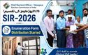 تلنگانہ ایس آئی آر: اب تک 1.73کروڑ انومیریشن فارموں کی تقسیم کا دعوے پر تشویش 